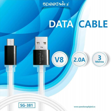 DATA CABLE MICRO USB SG-381 3M